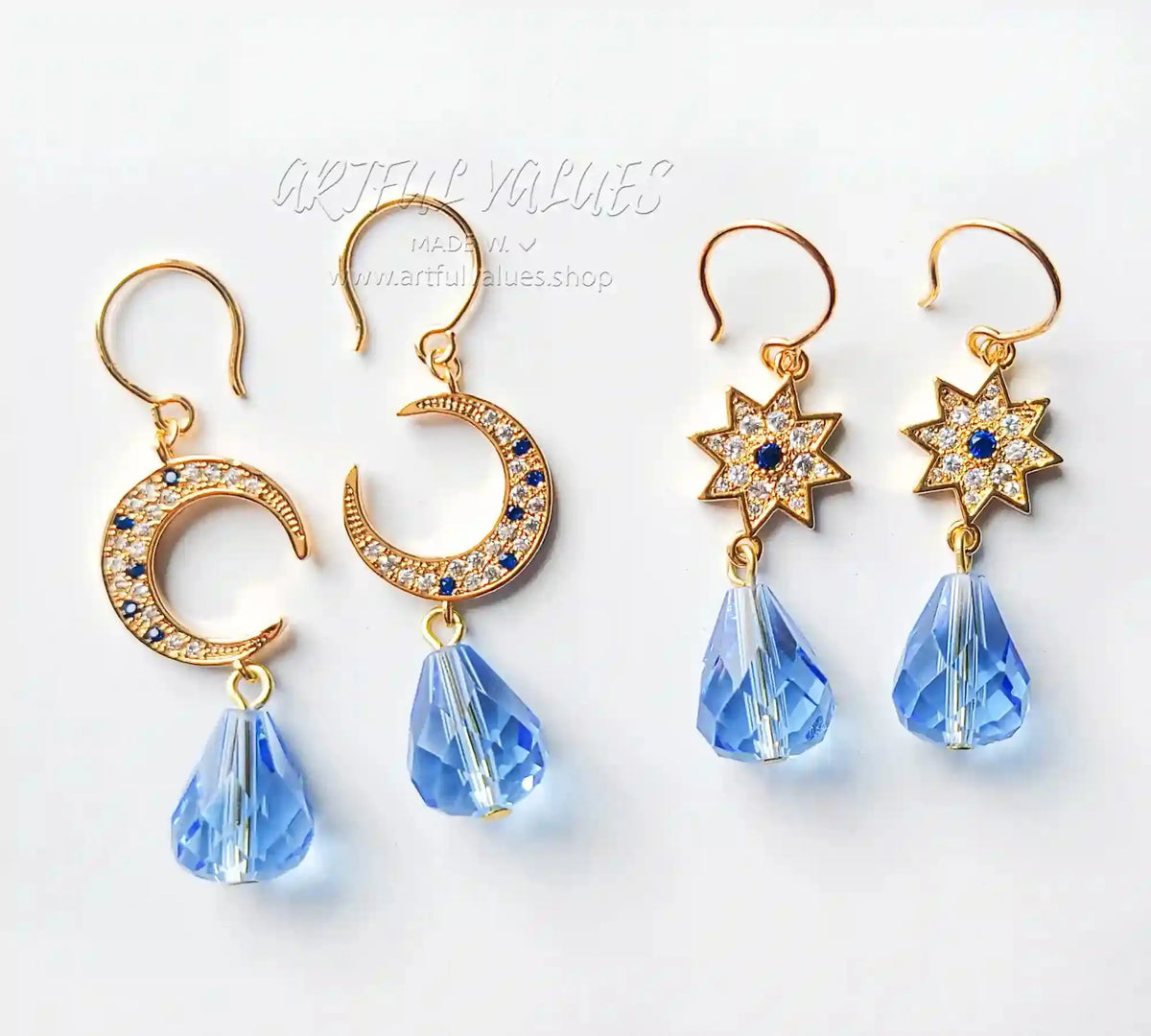 Celestial Crystal Earrings Artful Values