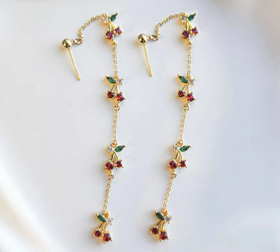 Cherry Dangle Earrings Artful Values