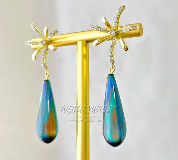 Howl's Moving Castle Earrings Falling Star Artful Values