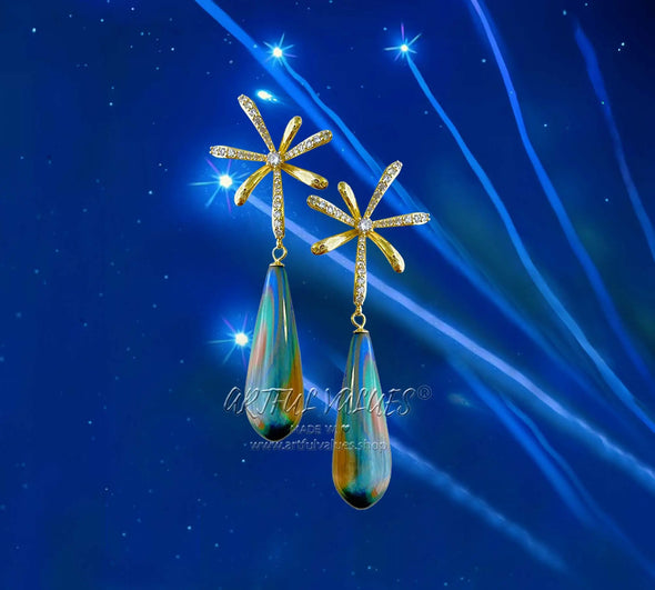 Howl's Moving Castle Earrings Falling Star Artful Values