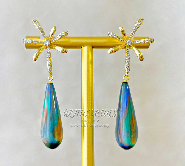 Howl's Moving Castle Earrings Falling Star Artful Values