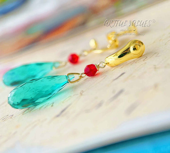 Howl's Moving Castle Earrings Quartz Artful Values