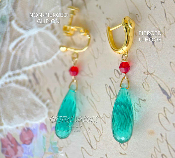 Howl's Moving Castle Earrings Quartz Artful Values