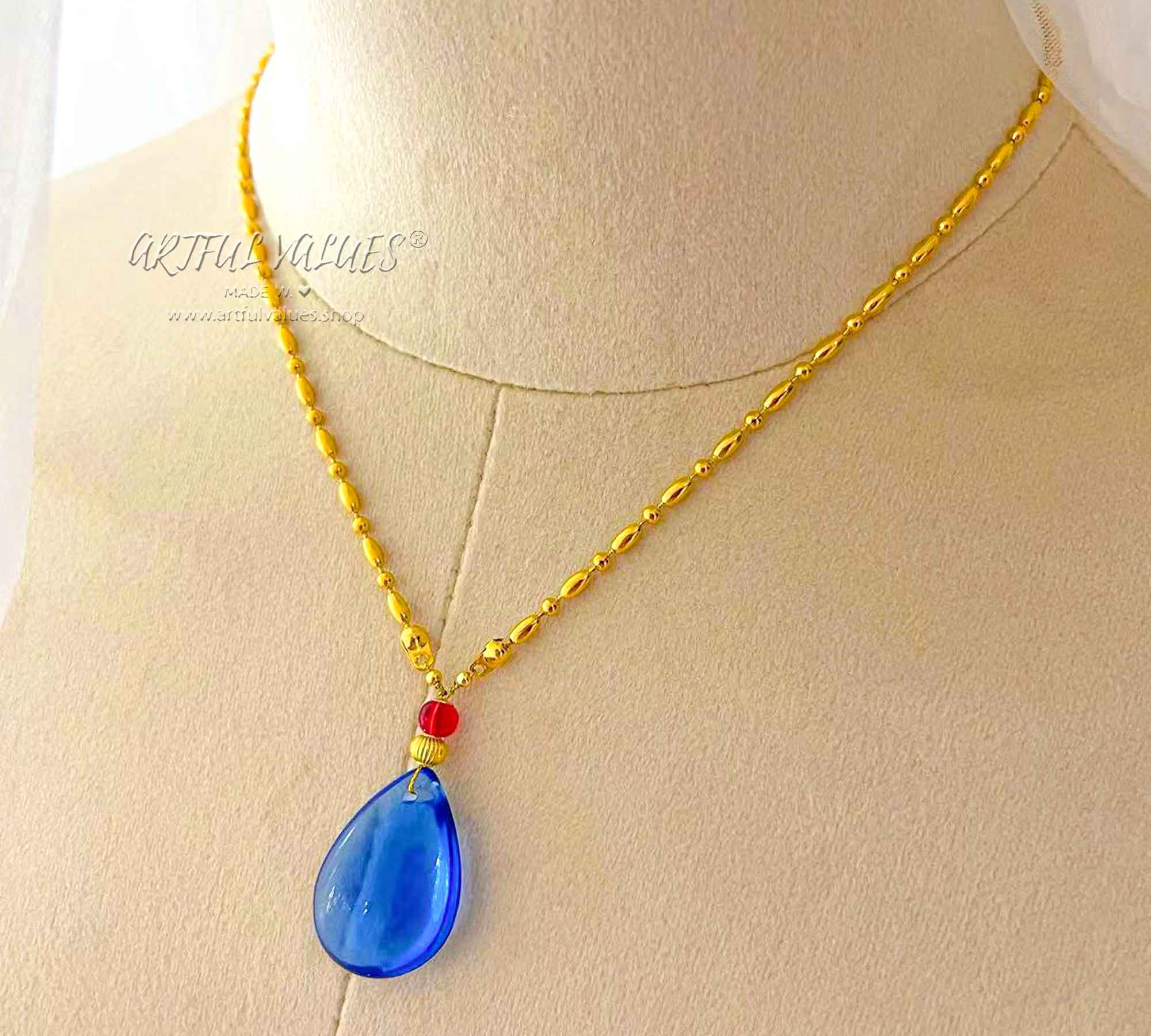 Howl's Moving Castle Necklace Azure - Artful Values