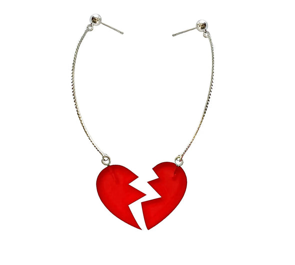 JoJo's Bizarre Adventure Polnareff Broken Heart Earrings