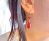 Nausicaa Valley of the Wind Red Earrings Artful Values