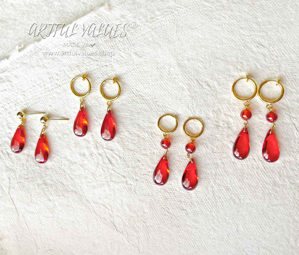 Nausicaa Valley of the Wind Red Earrings Artful Values