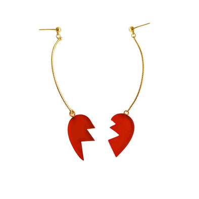 JoJo's Bizarre Adventure Polnareff Broken Heart Earrings
