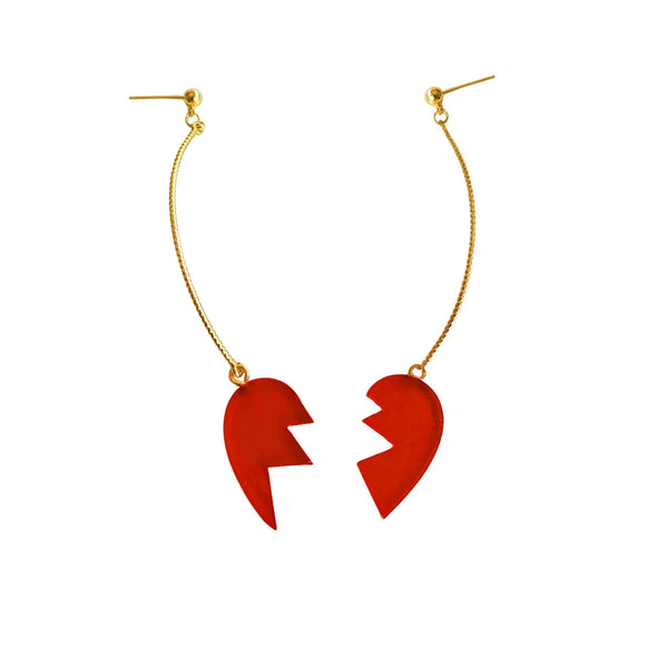 JoJo's Bizarre Adventure Polnareff Broken Heart Earrings