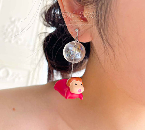 Studio Ghibli Ponyo Earrings Artful Values