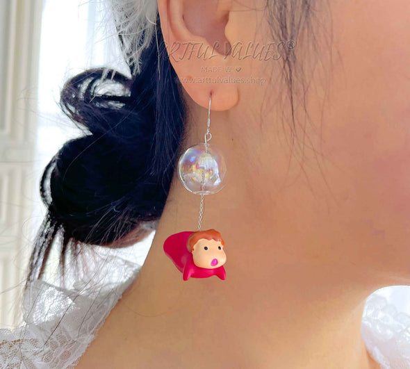 Studio Ghibli Ponyo Earrings Artful Values