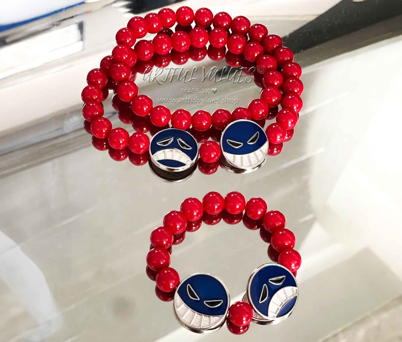 Portgas D Ace Bracelet and Necklace - Artful Values