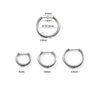 Titanium D-Shaped Hoop Earrings Artful Values