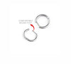 Titanium D-Shaped Hoop Earrings Artful Values