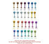 Zoro Earrings Surgical Titanium Artful Values
