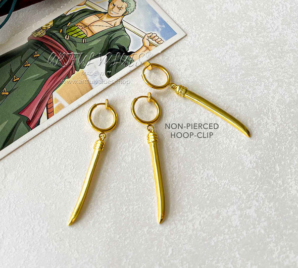 Zoro Sword Earrings - Artful Values