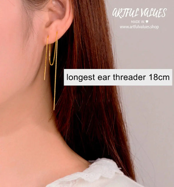 Dangle Threader Earrings - Artful Values