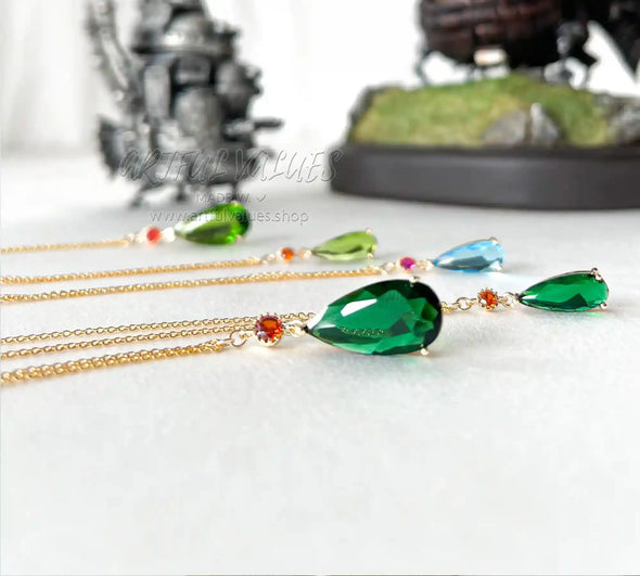 howl's moving castle necklace