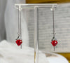 Kurapika Scarlet Threader Earrings - Artful Values