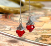 Kurapika Scarlet Threader Earrings - Artful Values