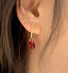 Kurapika Scarlet Hoop Earrings - Artful Values