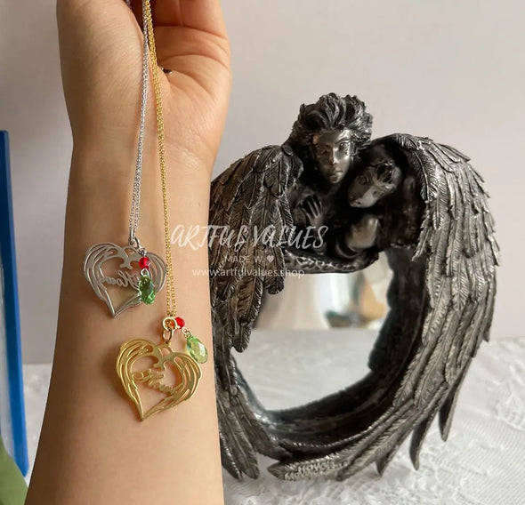 Howl's Heart Monogram Necklace
