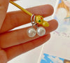 Pearl earrings worn by 'Cat Burglar' Nami from the Anime One Piece